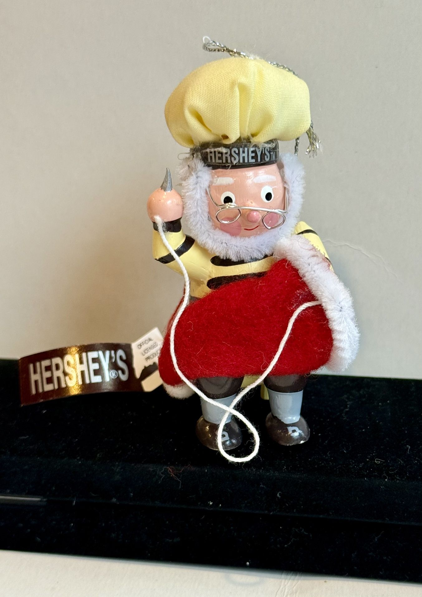 NWT Hershey Mr. Baker Xmas Ornament Sewing Santa's hat Kurt S Adler