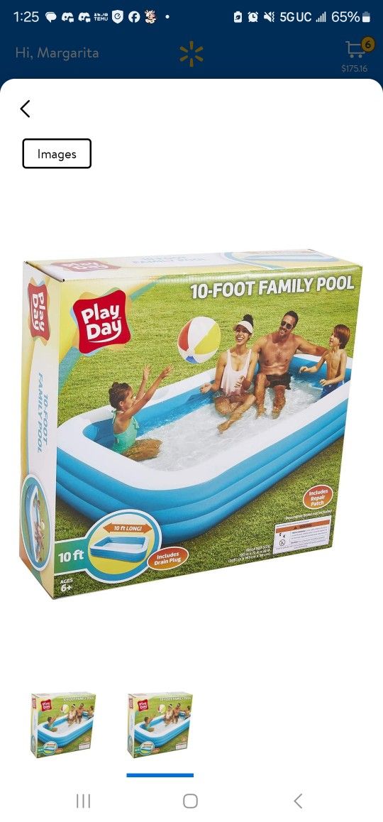 Playday Pool 10ft Long 