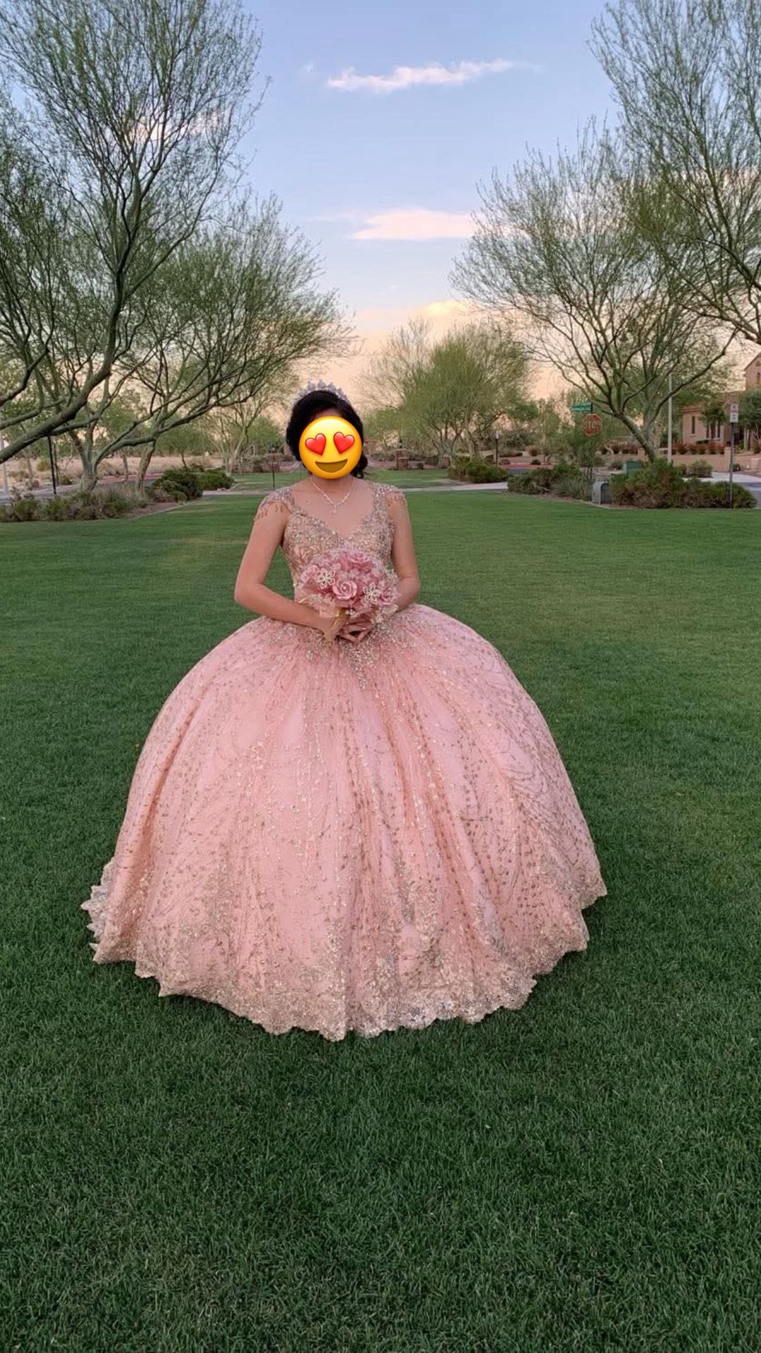 quinceanera dress, size S, M