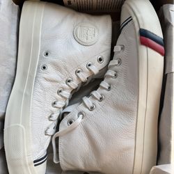 PRO-Keds Royal Hi White Leather Sneaker Unisex Shoes Men's 11/Women's 12.5 NIB
