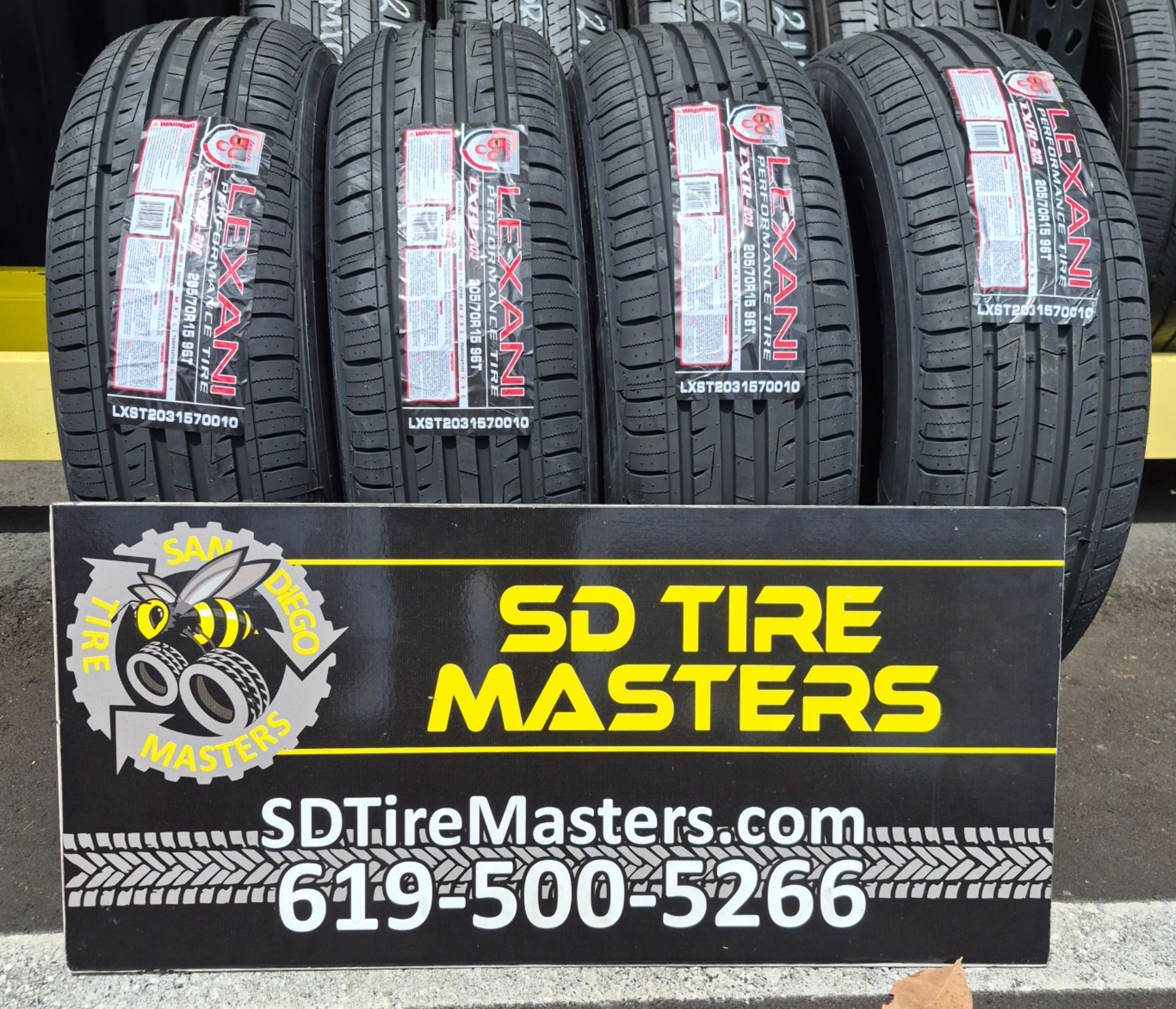 4 NEW TIRES P205/70R15 LEXANI LXTR-203 w/50k miles warranty $330 all 4 FREE INSTALLATION and BALANCED !!