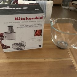 Kitchenaid Stand Mixer Attachment Food Processor And 5qt Bowl 