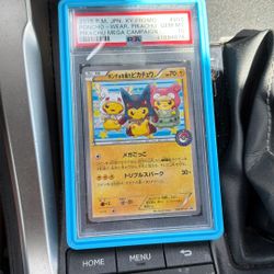 Ponchos Pikachu Pokemon Psa10 Exclusive Japanese Very Rare Card 