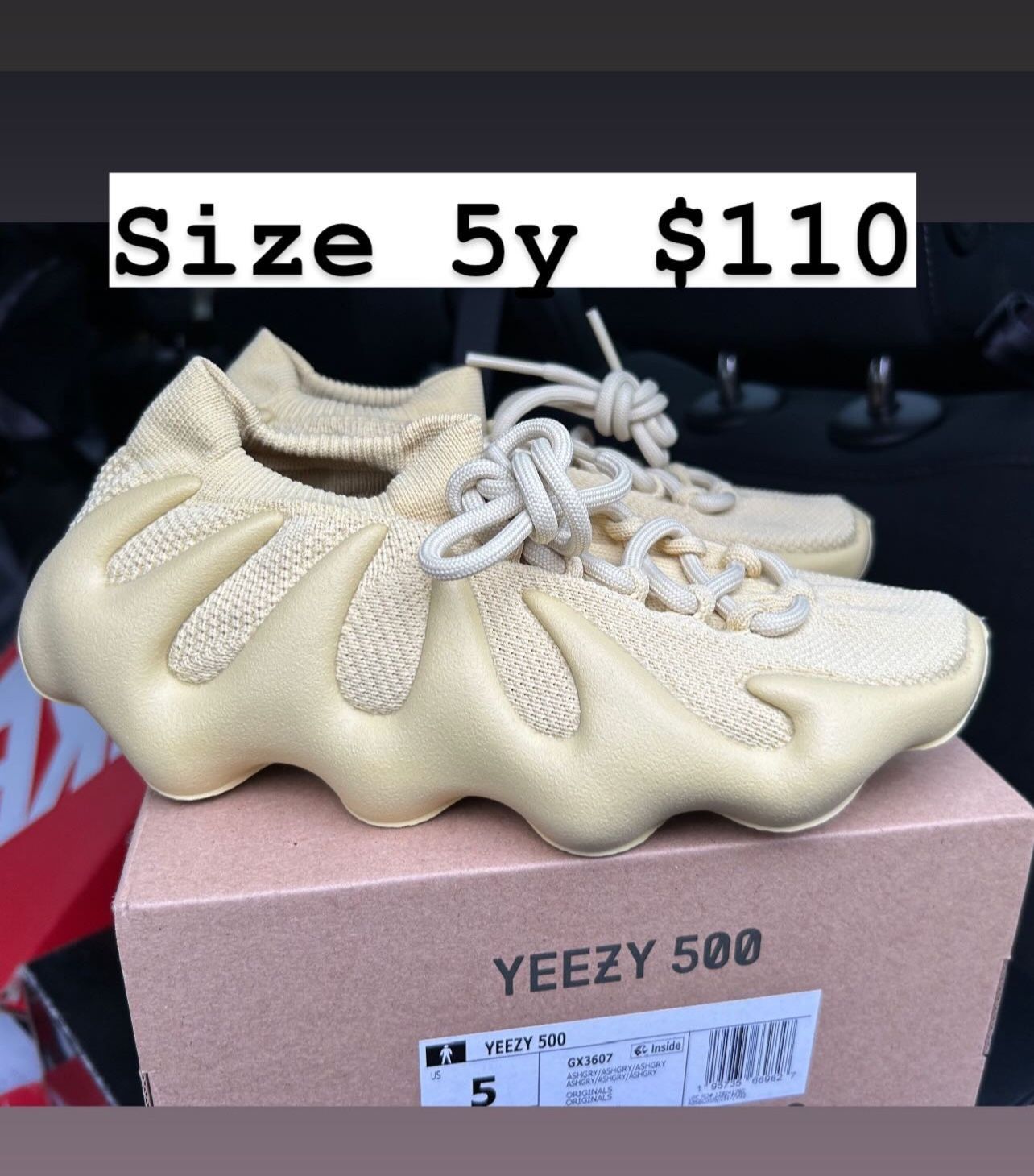 Yeezy Adidas Runners Size 5y