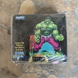 factory-sealed 1992 SkyBox Marvel Masterpieces hobby box