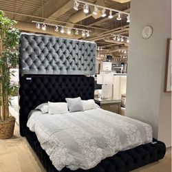 😴 NUEVA!! QUEEN KING Cama Estilo Plataforma EN CAJA 📦 😴 
