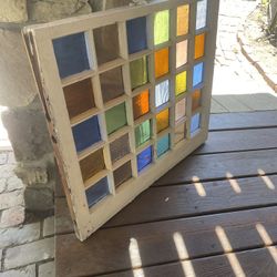 Beautiful Antique Stained Glass Window 