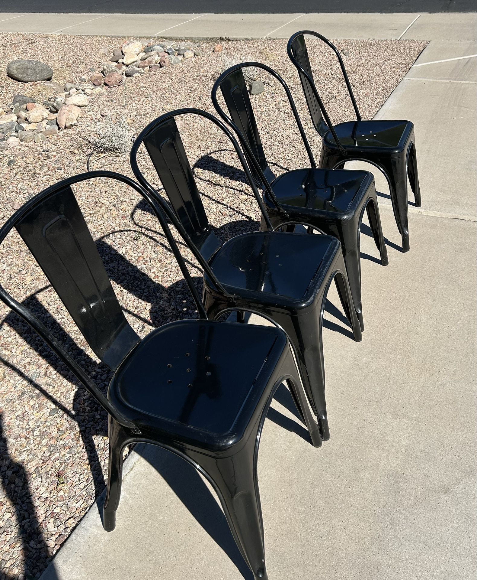 Black Metal Chairs