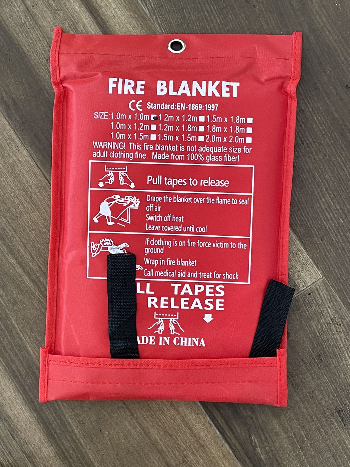 $10 - **NEW** Fire Blanket - 1M x1M ( 10.8 Square Ft)
