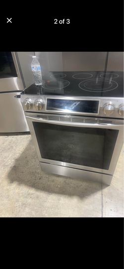 Slide in stove Samsung stainless steel