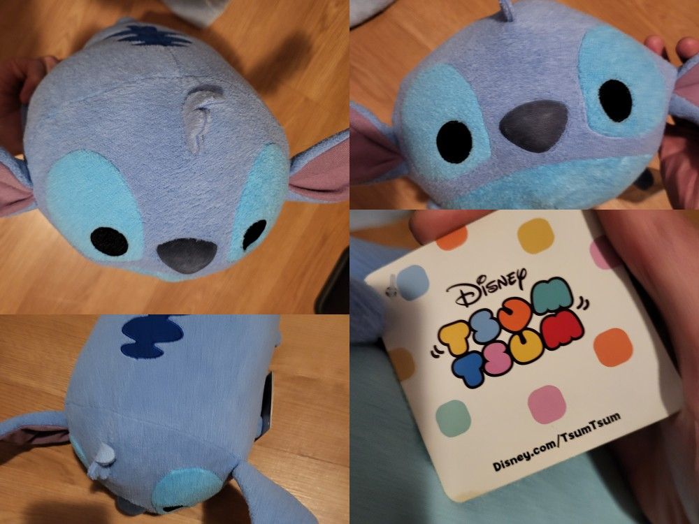 NEW Disney Tsum Tsum Stitch Fluffy Toy Plush Kids Teens Stuffed Animal Pillow Doll Cute Soft