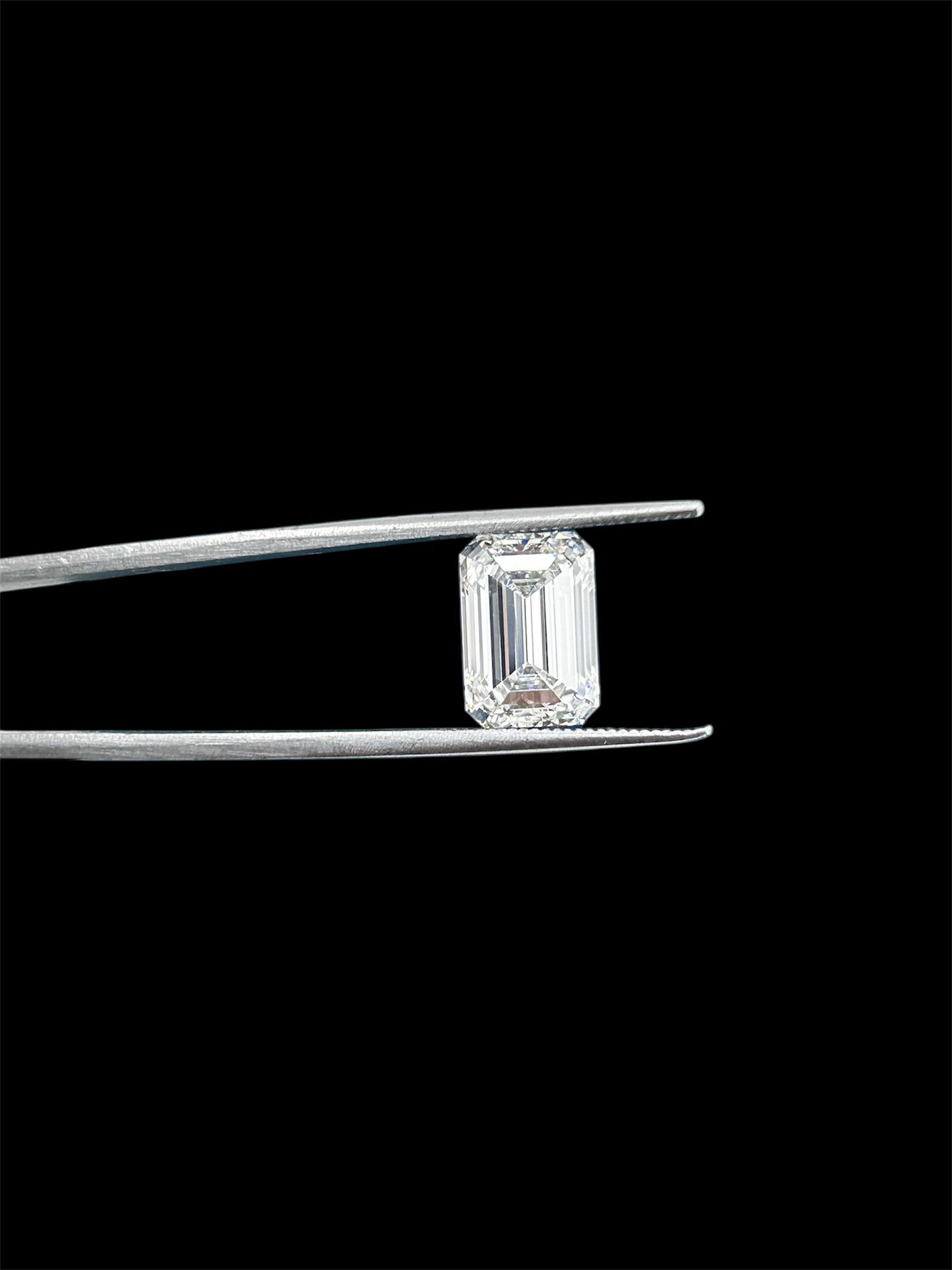 Emerald Shape Lab Grown Certified Diamond