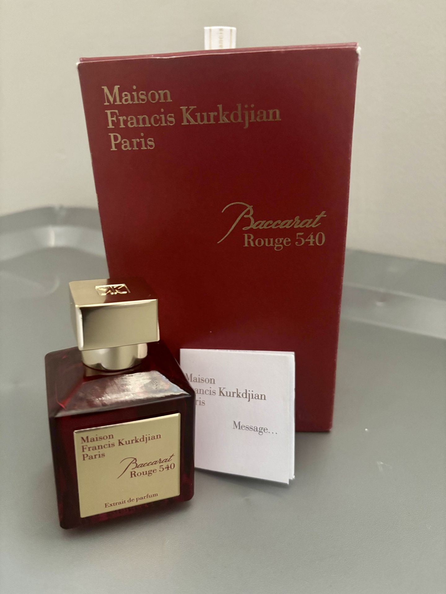 Baccarat Rouge 540 by Maison Francis Kurkdjian