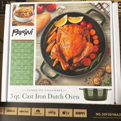 Parini 3qt Cast Iron Dutch Oven