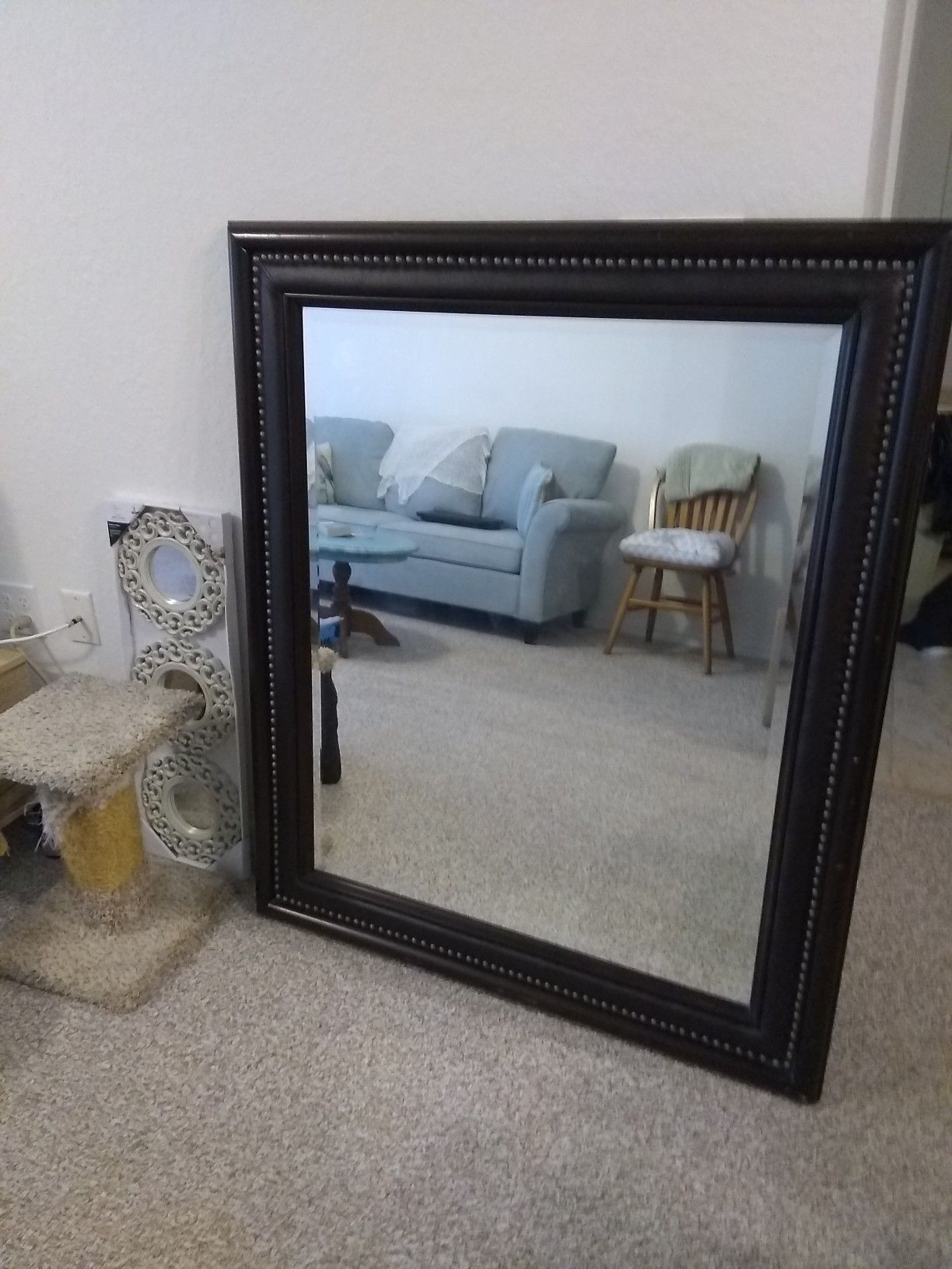 Large Beveled Mirror