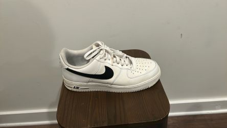 Nike Air Force 1 Low White Black Swoosh Size 10 Used No Box