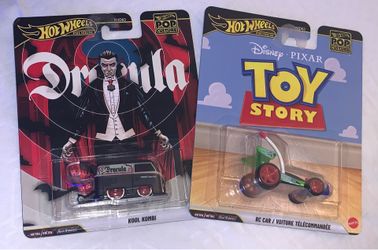 Hot Wheels 2026 Premium Pop Culture Dracula Kool Kombi & Toy Story RC Car