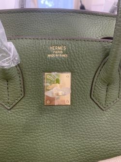 Army green birkin clearance
