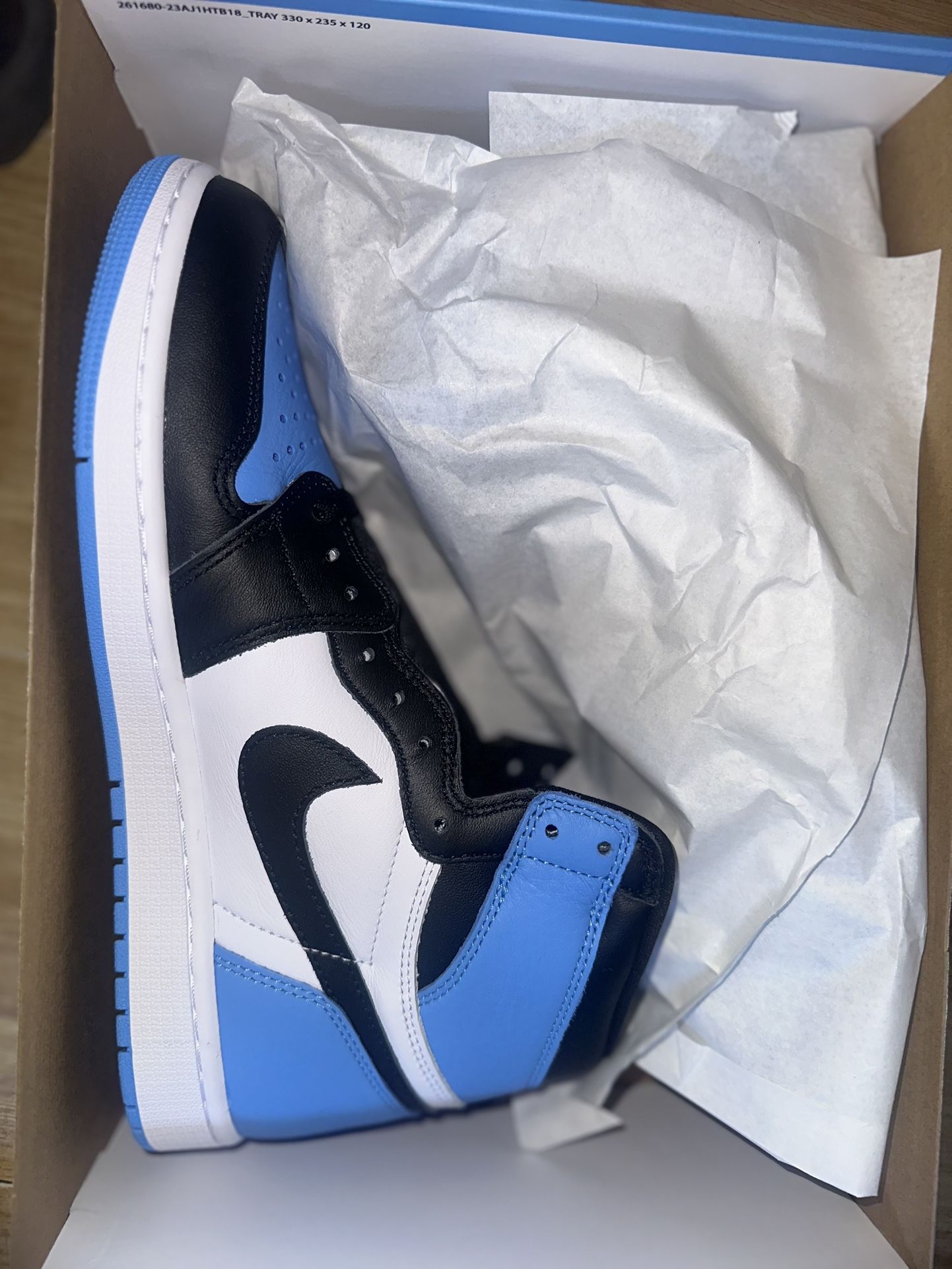 Unc Toe Jordan 1