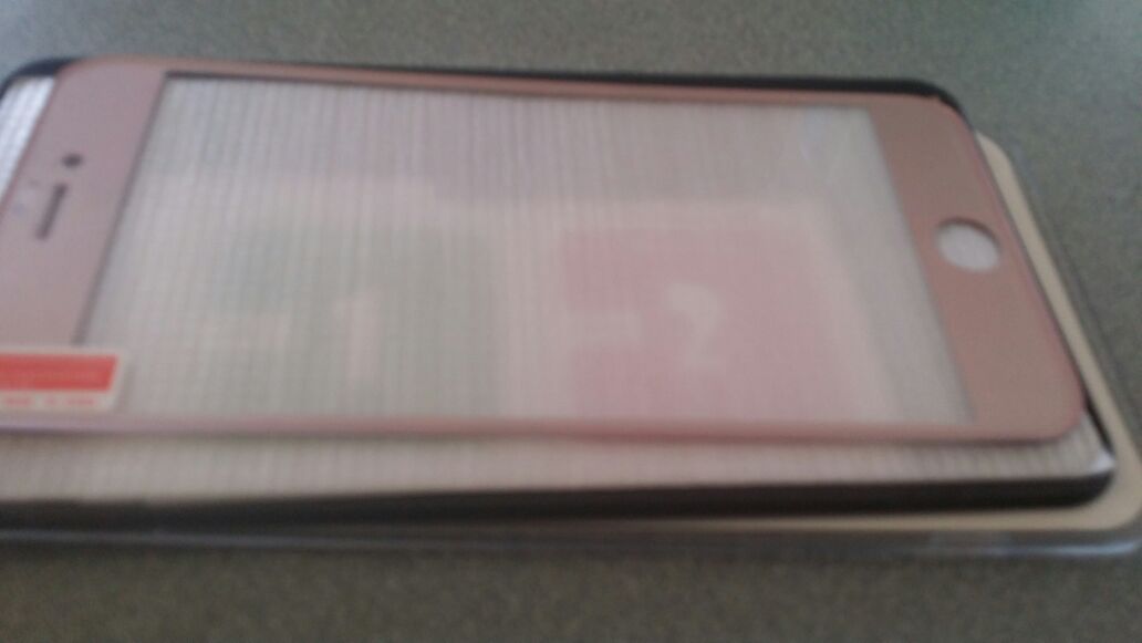 Screen protector for iPhone 6s plus rose