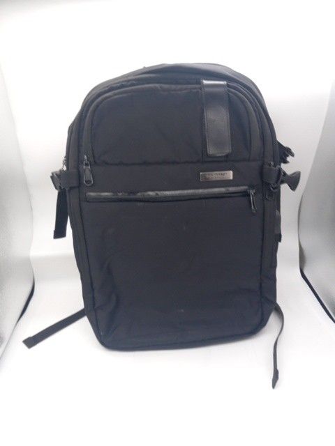 Duchamp London Expandable Travel Black Backpack Personal Item / Carry On Luggage