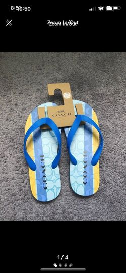 Coach Flip Flop Size 7