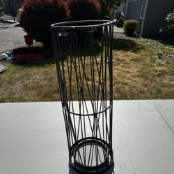 Black Metal Umbrella Stand