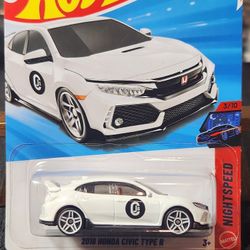 Hot Wheels 2018 Honda Civic Type R 