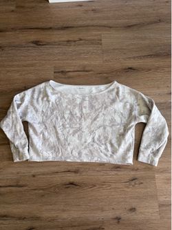 Hollister over shoulder sweatshirts size Large
