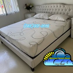 King size mattress and bed frame memory foam Colchon