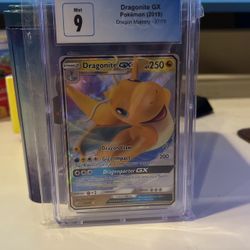 Pokemon TCG Dragonite GX 37/70 CGC 9 Graded