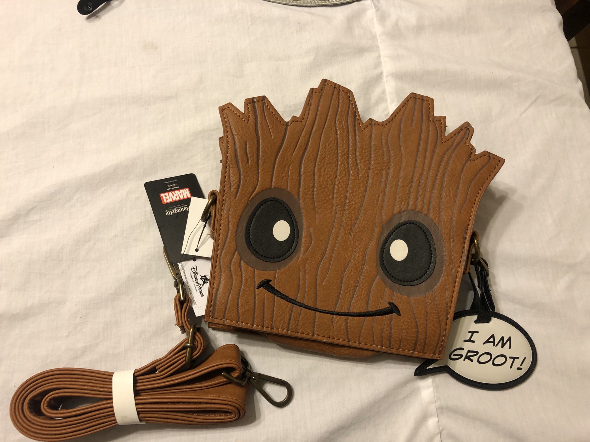 Marvel Disney Guardians of the Galaxy Loungefly Groot Cross bag