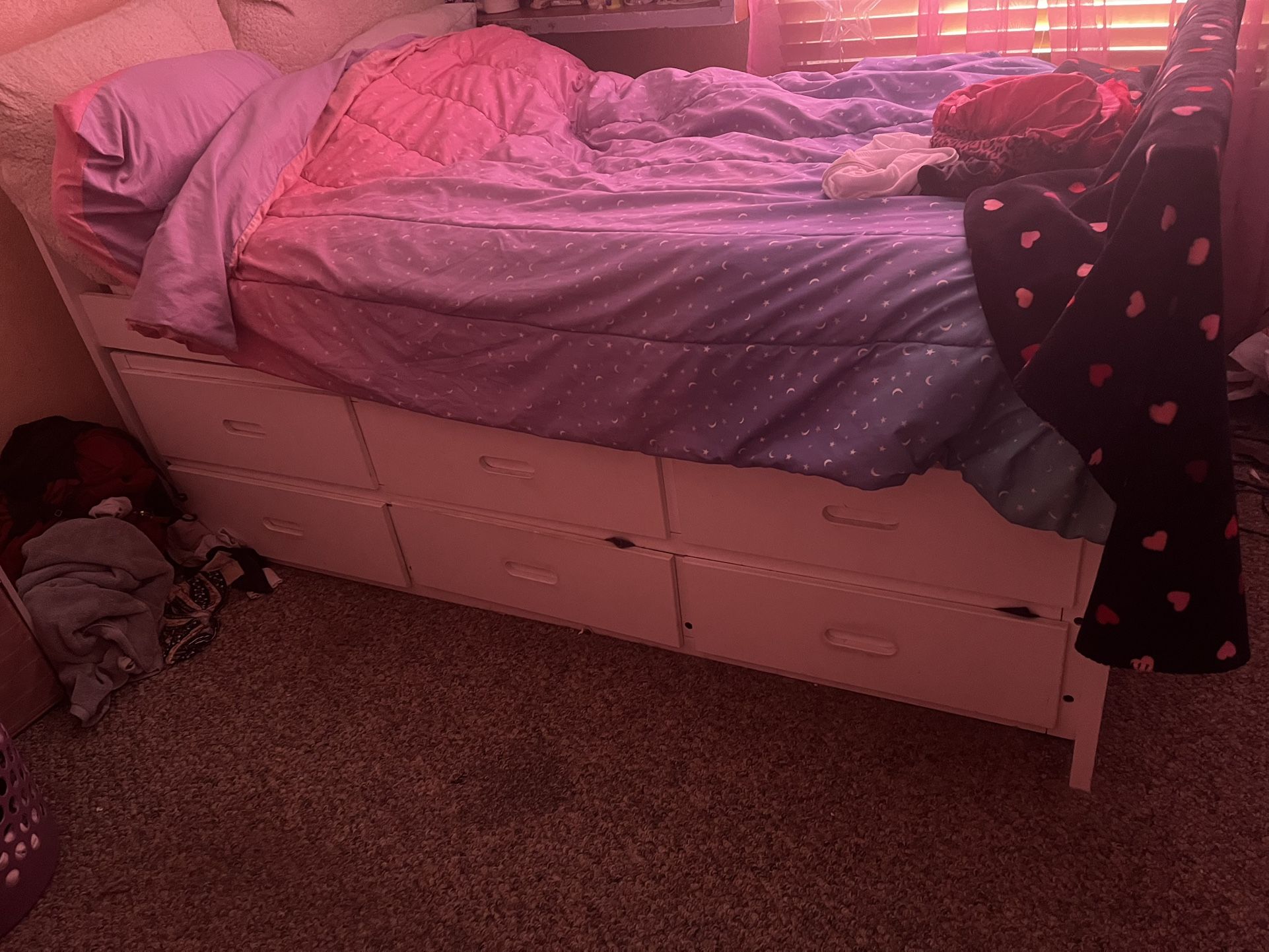 Twin Bed Frame With Trundle 