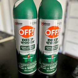 OFF! Deep Woods Mosquito Spray – New