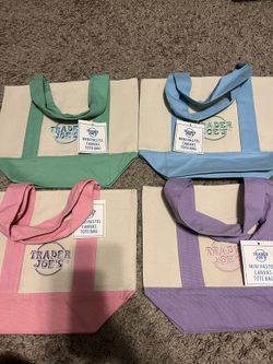 Trader Joes Mini Tote Bags