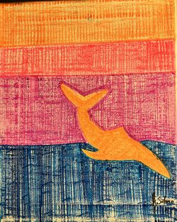 Abstract Art From 9 Years Old Kid. Original