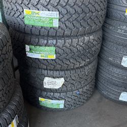 New Tires Installed/ Llantas Nuevas Instaladas 275/60/20 TBB All Terrain Tires
