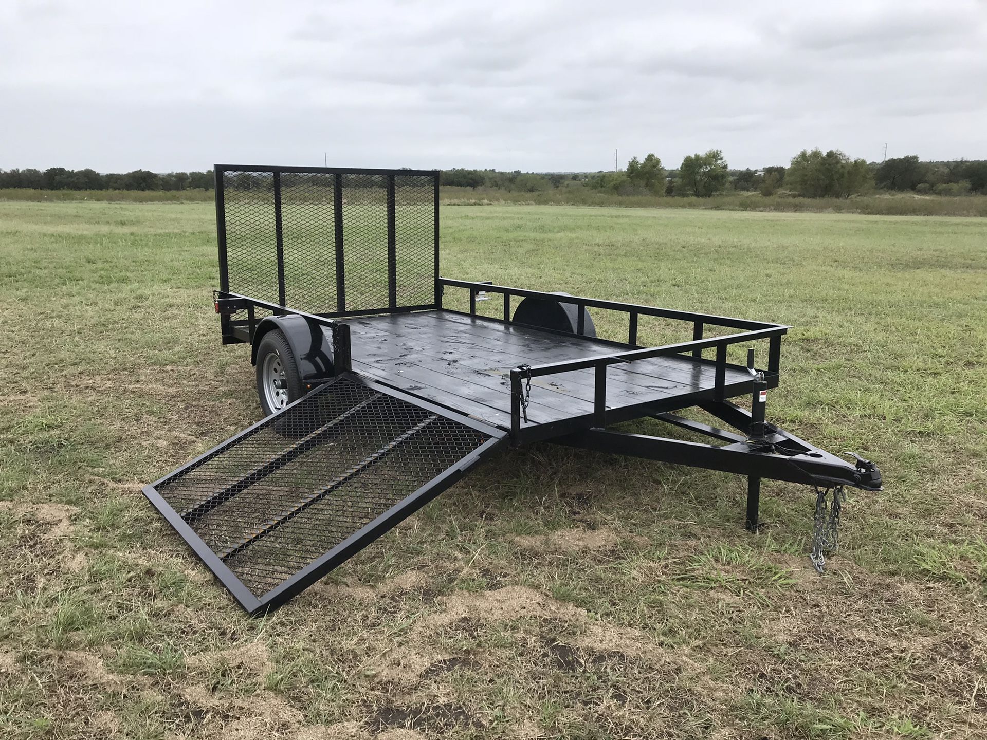 6x12 Gated Utility Trailer