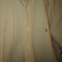 Shirt Button Down Casual Ralph Lauren 16-34