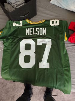 Autographed Jordan nelson jersey