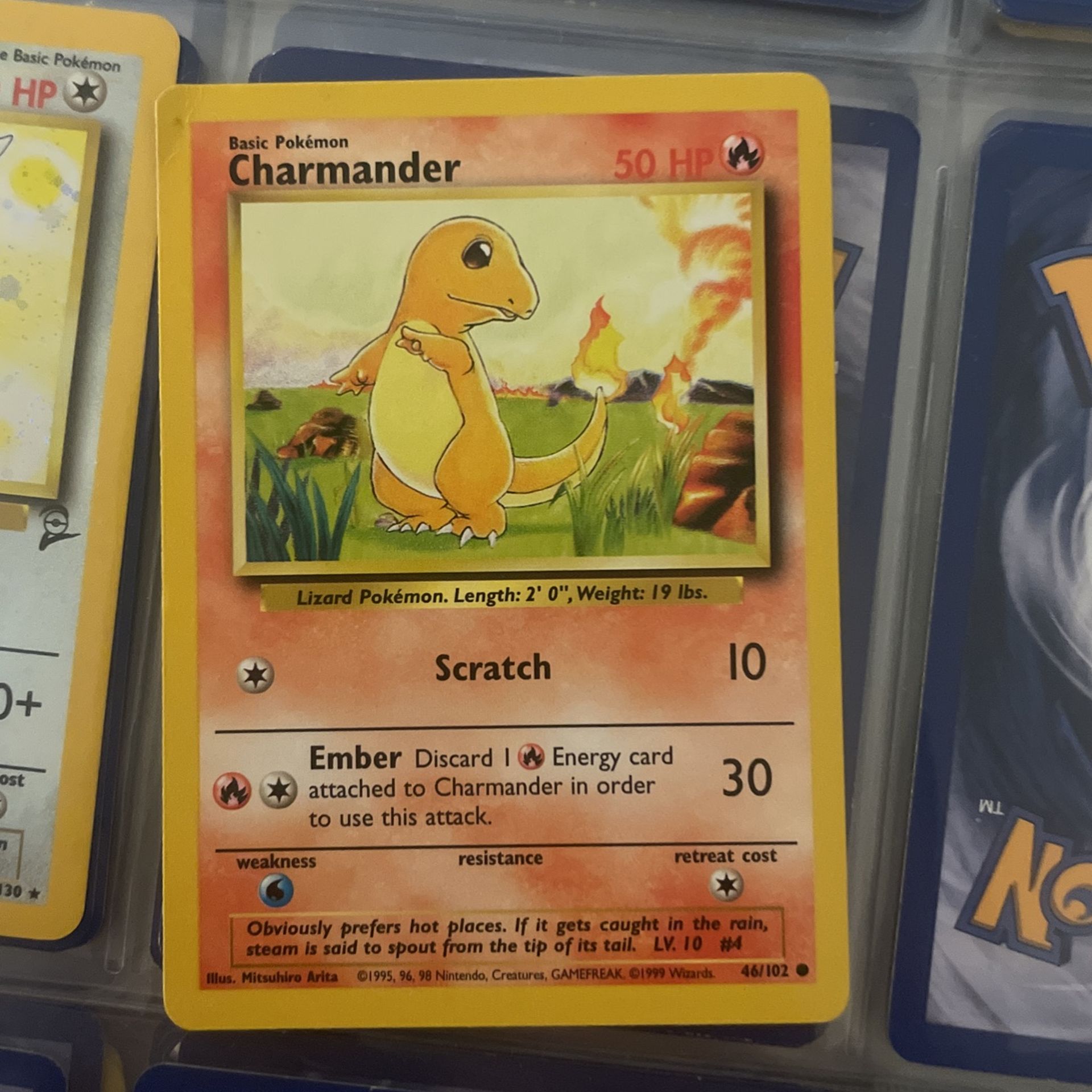POKÉMON TCG CHARMANDER 1999 GREAT CONDITION