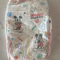 Baby newborn diapers size one brand new
