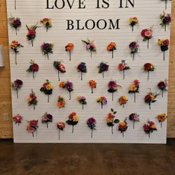 Wedding / Bridal Shower Floral Backdrop 