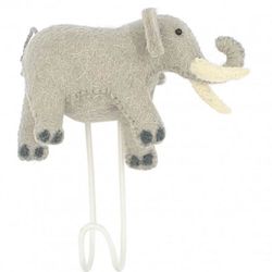 Fiona Walker Wool Elephant Hooks Set of 2