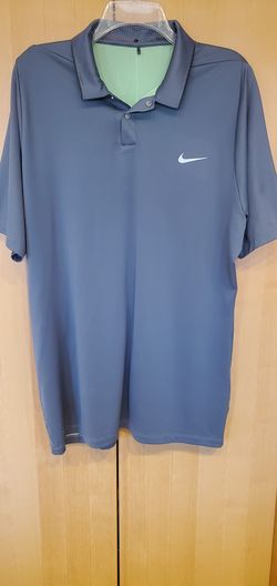 Nike Dri Fit Grey Golf Shirt 