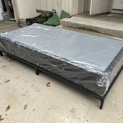 Twin Box Spring And Frame