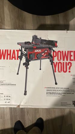 SKIL Table saw with folding legs 15 AMP
