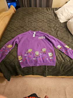SpongeBob embroidered sweater from boxlunch