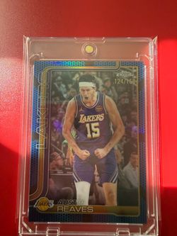 Austin Reaves blue Basketball border /150