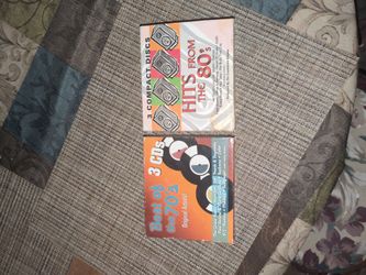 cds best of the '70s and best of the '80s. there's three CDs in each pack